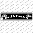 Cinema Home Theater Novelty Narrow Sticker Decal