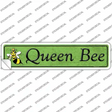 Queen Bee Novelty Narrow Sticker Decal