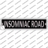 Insomniac Road Novelty Narrow Sticker Decal