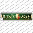Irish Way Novelty Narrow Sticker Decal