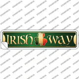 Irish Way Novelty Narrow Sticker Decal