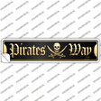 Pirates Way Novelty Narrow Sticker Decal