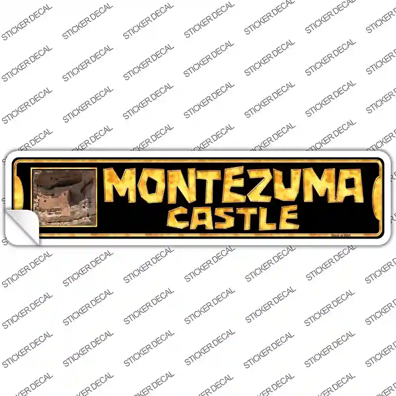 Montezuma Castle Novelty Narrow Sticker Decal