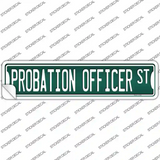 Probation Officer St Novelty Narrow Sticker Decal