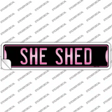 She Shed Novelty Narrow Sticker Decal