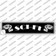 Sci-Fi Home Theater Novelty Narrow Sticker Decal