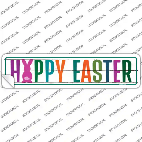 Happy Easter Novelty Narrow Sticker Decal