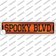 Spooky Blvd Novelty Narrow Sticker Decal
