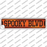 Spooky Blvd Novelty Narrow Sticker Decal