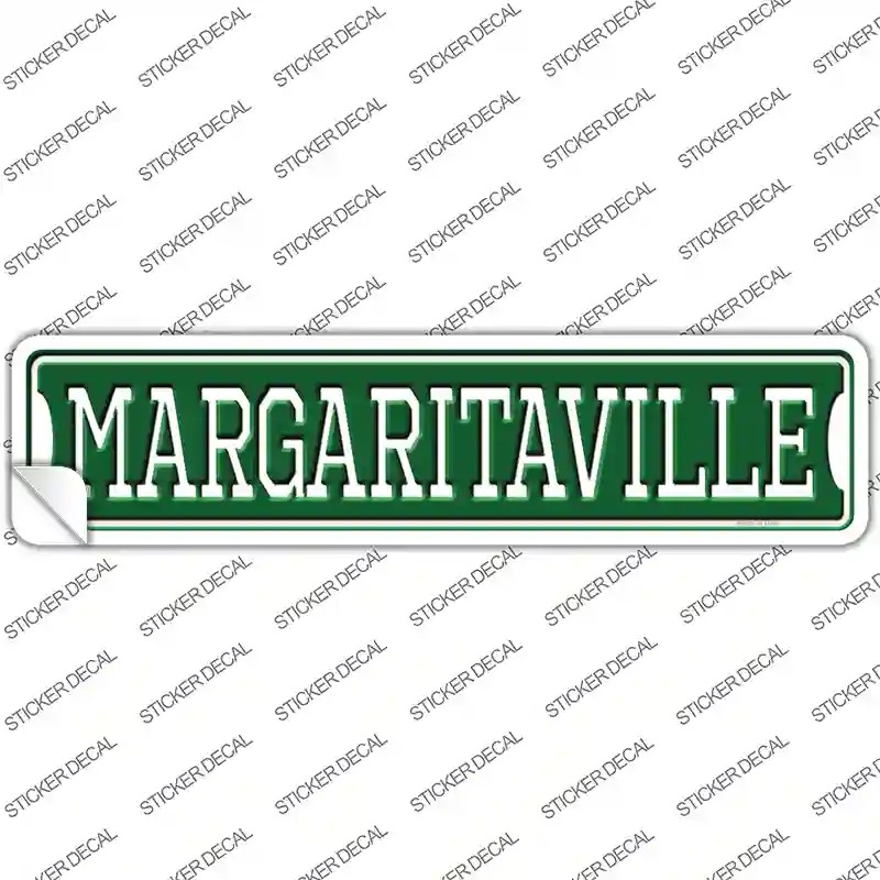 Margaritaville Novelty Narrow Sticker Decal