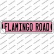 Flamingo Road Novelty Narrow Sticker Decal