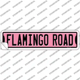 Flamingo Road Novelty Narrow Sticker Decal