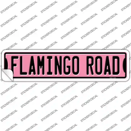 Flamingo Road Novelty Narrow Sticker Decal