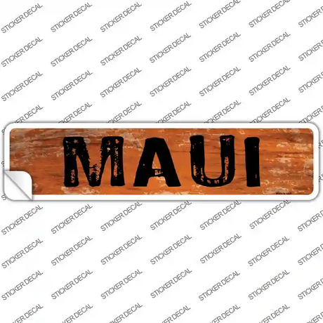 Maui Novelty Narrow Sticker Decal