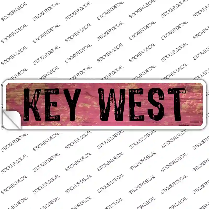 Key West Novelty Narrow Sticker Decal
