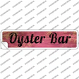 Oyster Bar Novelty Narrow Sticker Decal