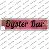 Oyster Bar Novelty Narrow Sticker Decal