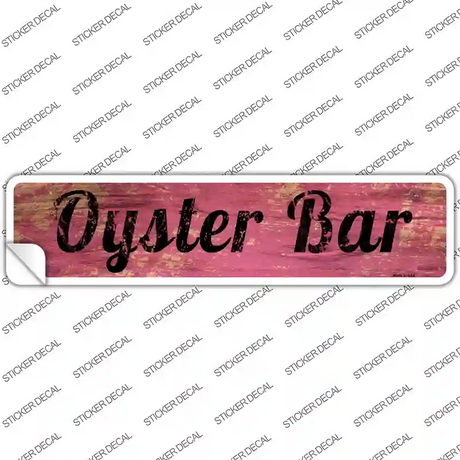 Oyster Bar Novelty Narrow Sticker Decal