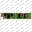 Miami Beach Novelty Narrow Sticker Decal
