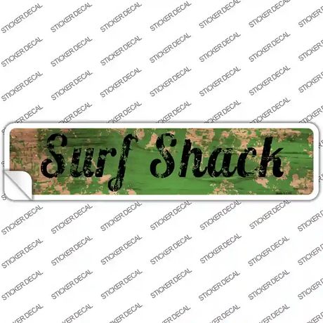 Surf Shack Novelty Narrow Sticker Decal