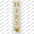 Hers Novelty Narrow Sticker Decal
