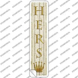 Hers Novelty Narrow Sticker Decal