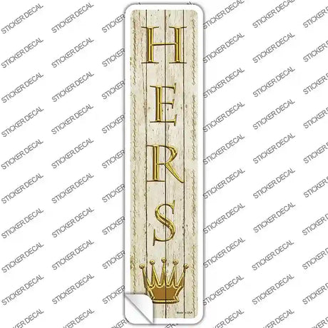 Hers Novelty Narrow Sticker Decal