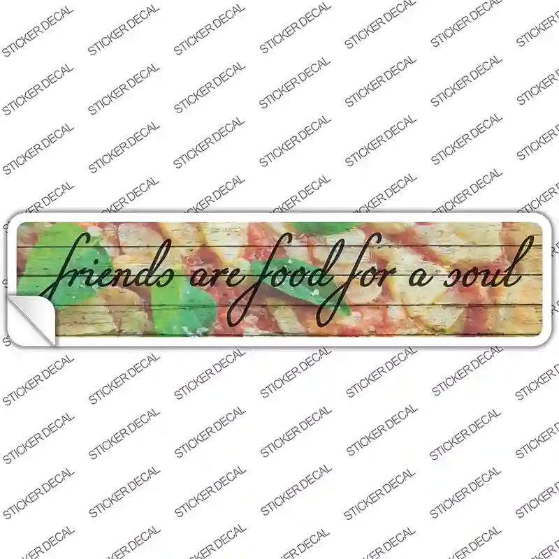 Food For A Soul Novelty Narrow Sticker Decal