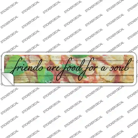 Food For A Soul Novelty Narrow Sticker Decal