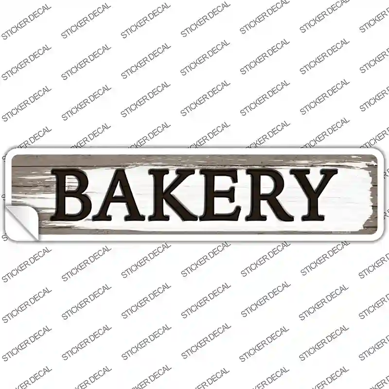 Bakery Novelty Narrow Sticker Decal