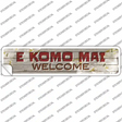 E Komo Mai Novelty Narrow Sticker Decal