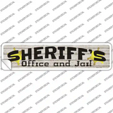 Sheriffs Office and Jail Novelty Narrow Sticker Decal