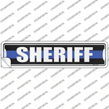Sheriff Blue Line Novelty Narrow Sticker Decal