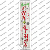 Merry Christmas Novelty Narrow Sticker Decal