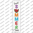 Sweet Summer Time Novelty Narrow Sticker Decal
