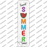 Sweet Summer Time Novelty Narrow Sticker Decal