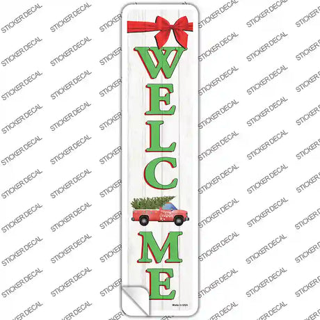 Winter Welcome Novelty Narrow Sticker Decal