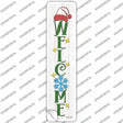 Welcome Hat White Novelty Narrow Sticker Decal