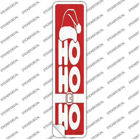 Ho Ho Ho Red Novelty Narrow Sticker Decal