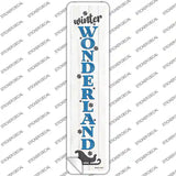 Winter Wonderland White Novelty Narrow Sticker Decal