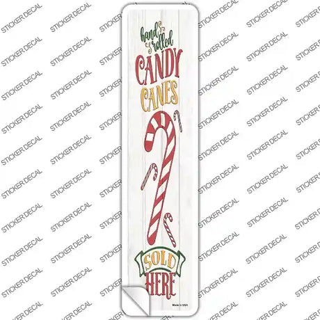 Candy CaSold Here White Novelty Narrow Sticker Decal