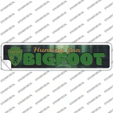 Hunting For Bigfoot Novelty Narrow Sticker Decal