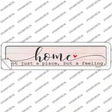 Home Feeling Novelty Narrow Sticker Decal
