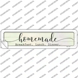 Homemade Food Novelty Narrow Sticker Decal