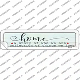 Home Story and Collection Novelty Narrow Sticker Decal