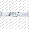Home Sweet Home Heart Novelty Narrow Sticker Decal