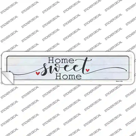 Home Sweet Home Heart Novelty Narrow Sticker Decal