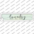 Wash Dry Fold Laundry Novelty Narrow Sticker Decal
