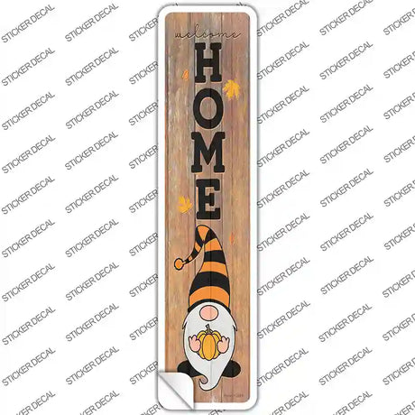 Home Orange Gnome Novelty Narrow Sticker Decal