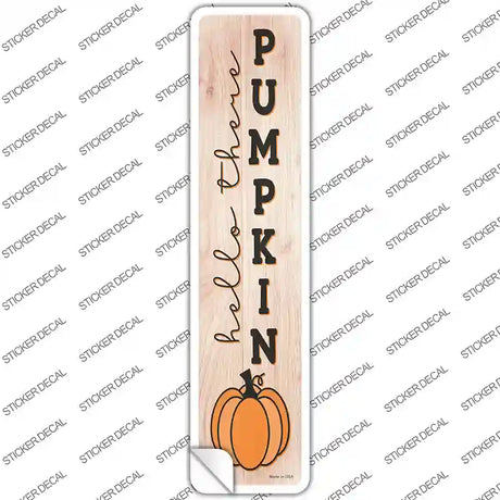 Hello There Pumpkin Novelty Narrow Sticker Decal